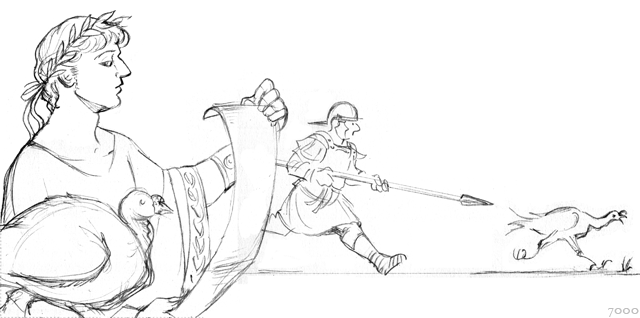 There is no Latin word for 'gobble gobble'